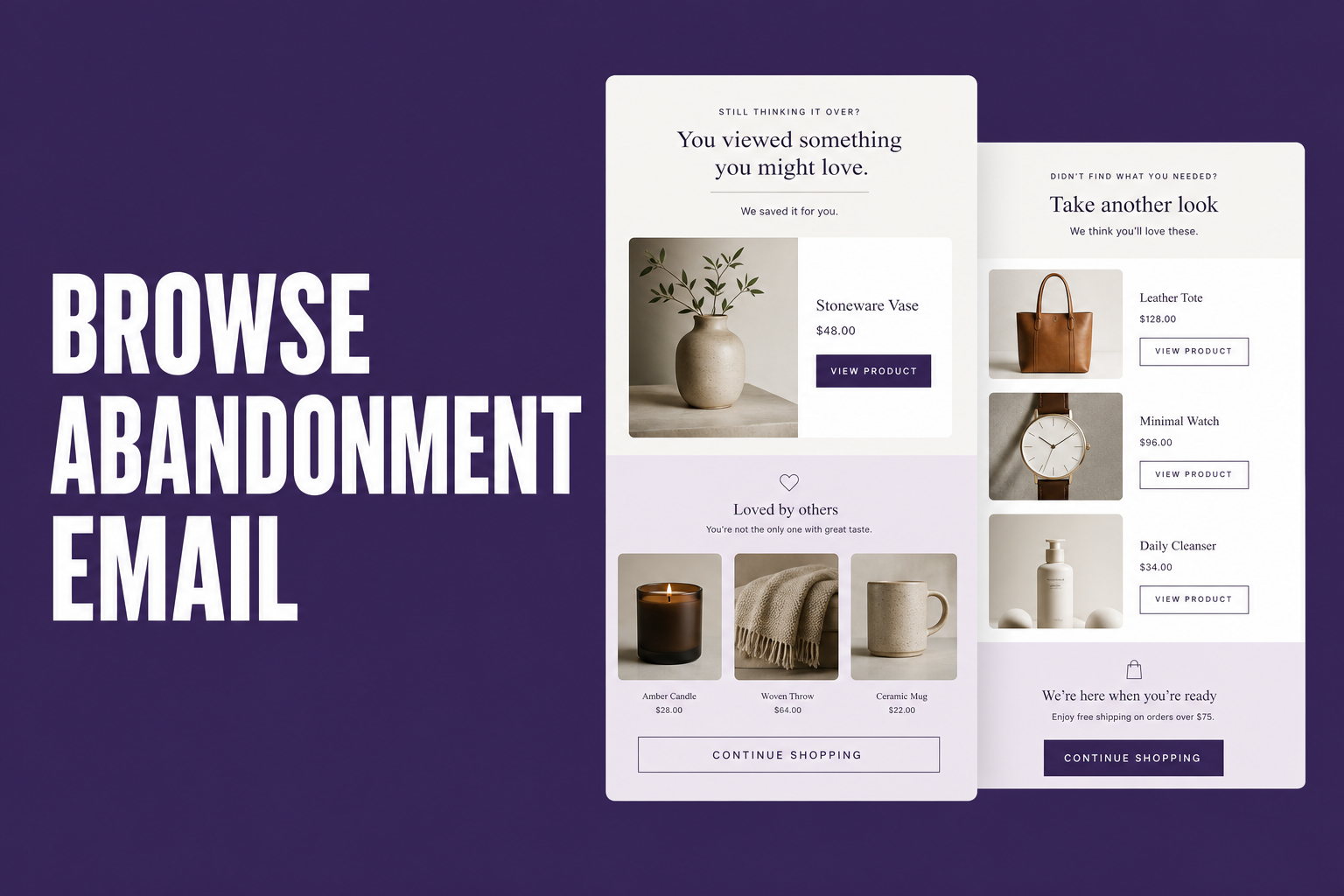 Browse Abandonment Email Design: Layouts That Re-Engage Without Looking Spammy - cover image