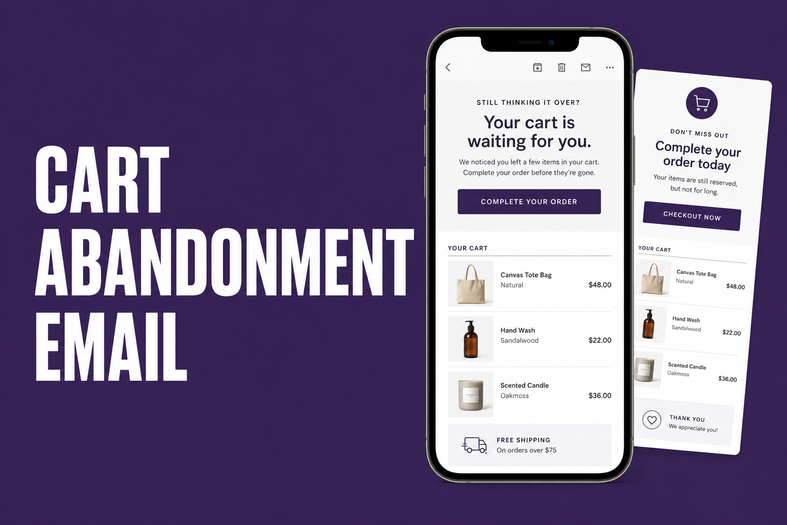 Cart Abandonment Email Design: Recovery Creative Worth Paying For, Not Patching - cover image