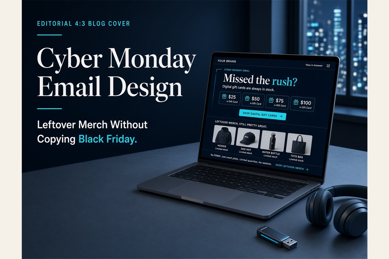 Cyber Monday Email Design: What Should Change After Black Friday - cover image