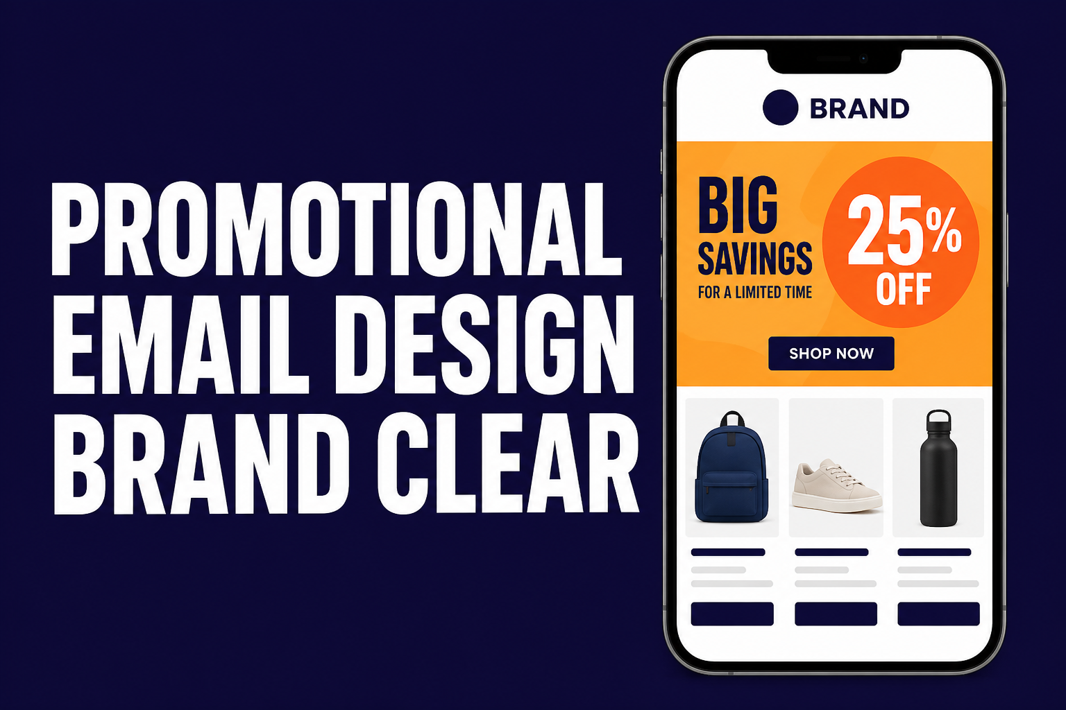 Promotional Email Design: How to Keep Brand Clear When Every Send Is a Sale - cover image