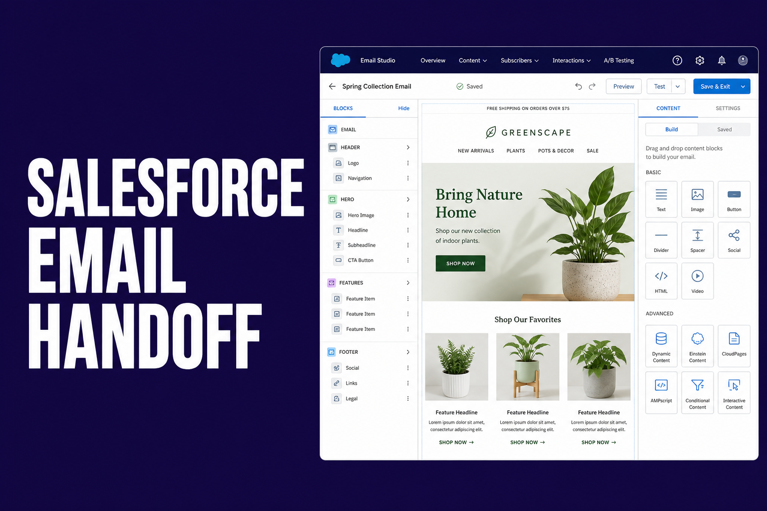 Salesforce Marketing Cloud Email Design: Handoff Rules for Enterprise ESP Builds - cover image