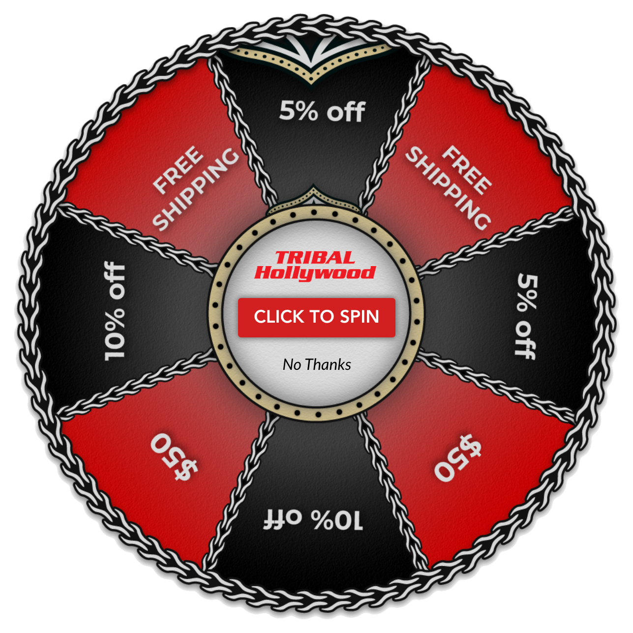 Tribal Hollywood's Best BFCM Pop-Up