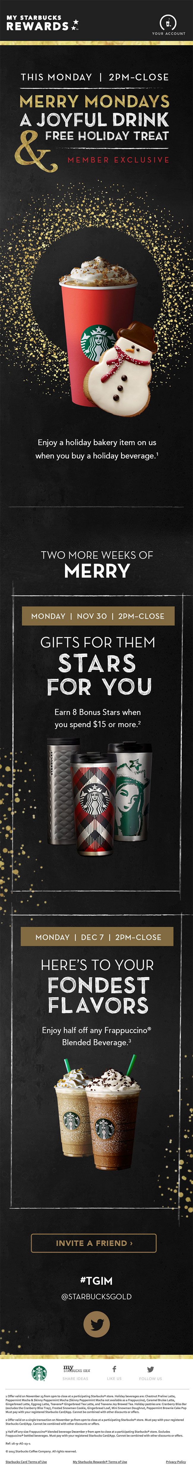 Starbucks's Best Christmas Email