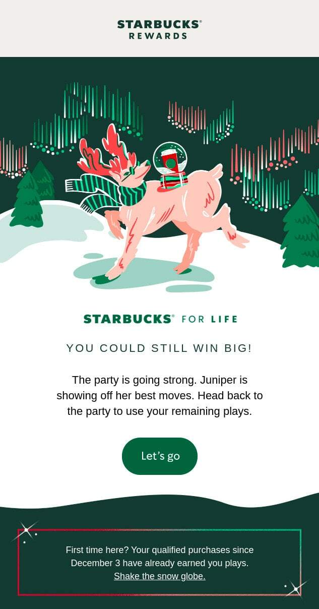 Starbucks's Best Christmas Email