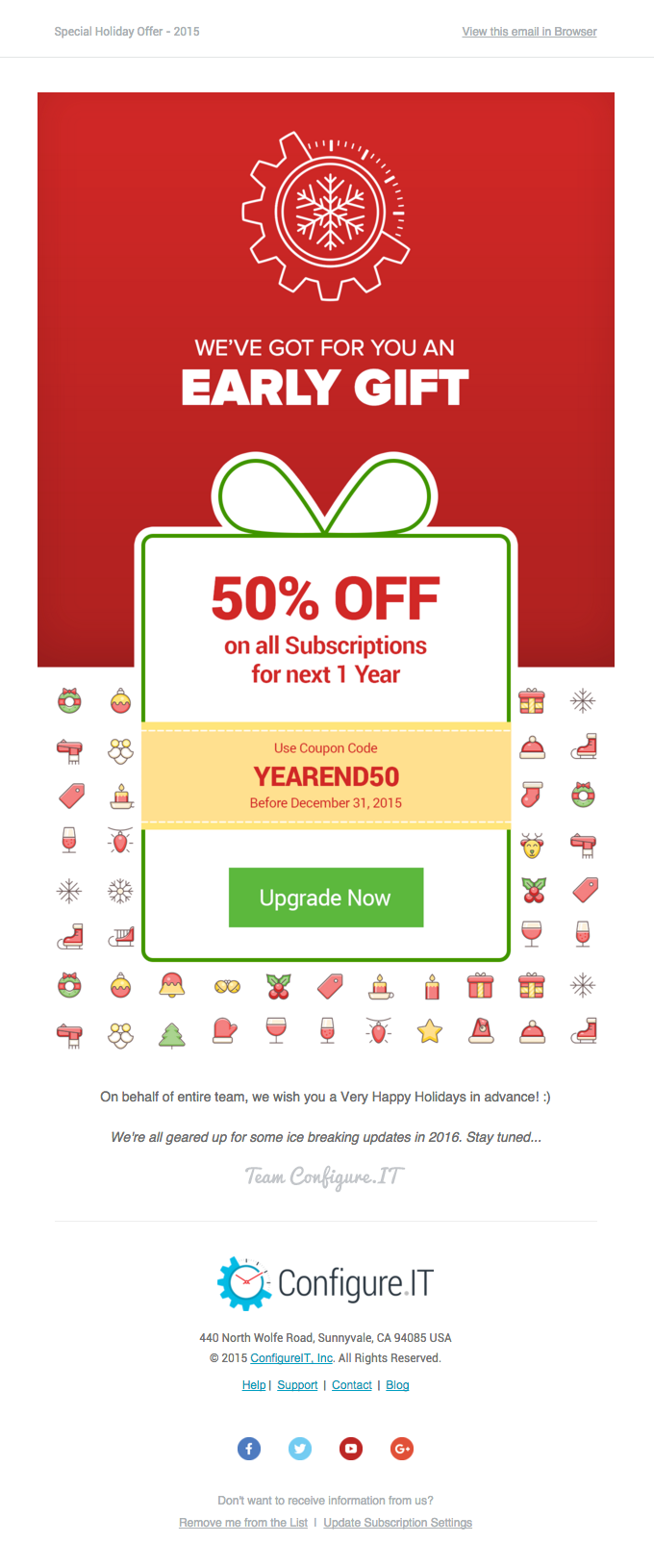 Configure.IT's Best Christmas Email