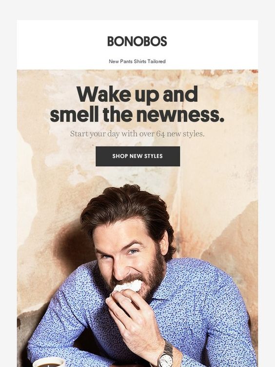 Bonobos' New Arrivals Email