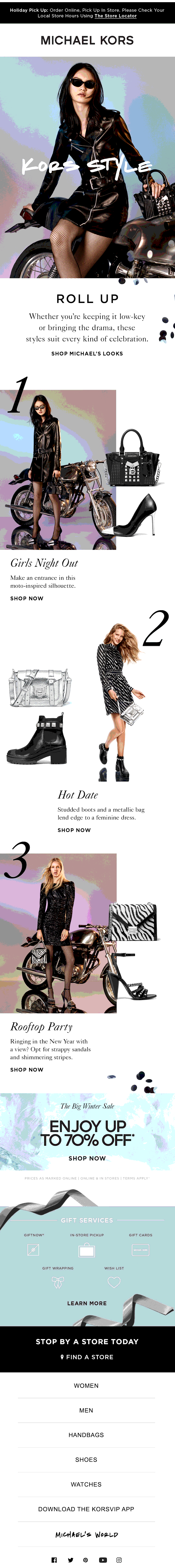 Michael Kors's Best New Year's Email