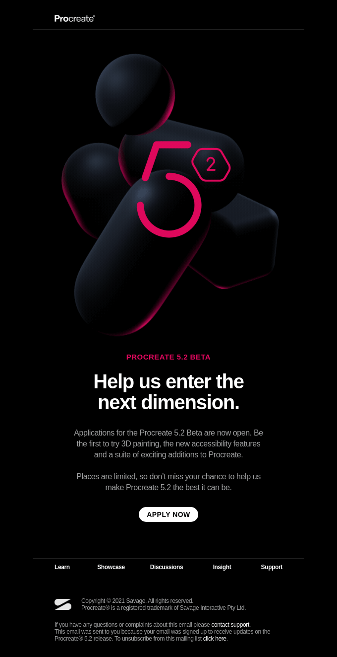 Procreate Technology Email