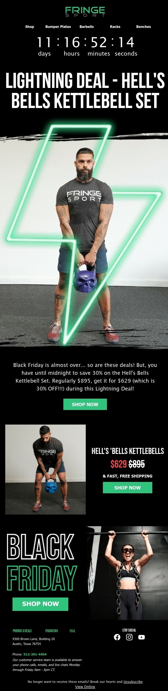 Fringe Sport's Best Last Chance Email