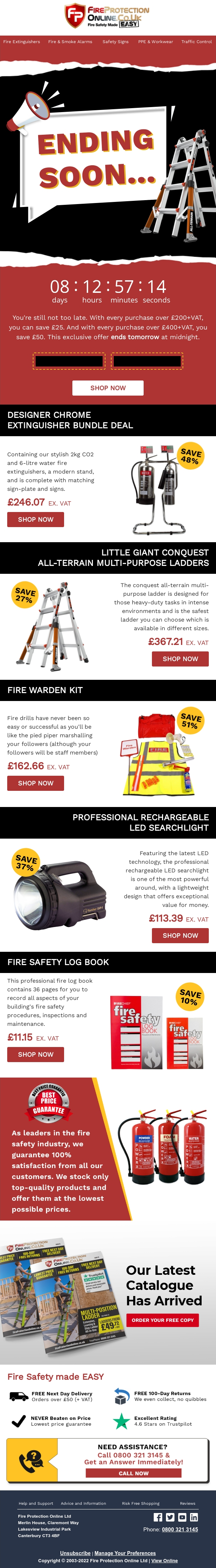 Fire Protection Online's Best Last Chance Email