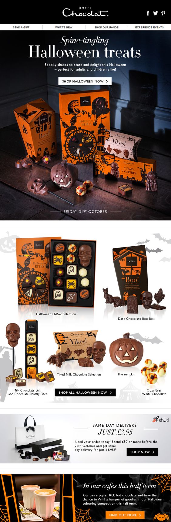 Hotel Chocolat's Best Halloween Email