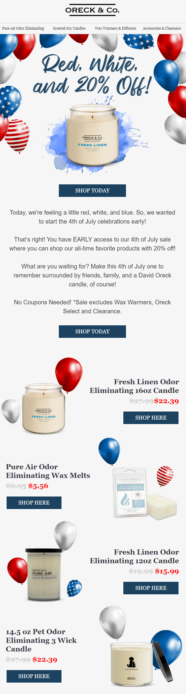 The Better Creative for David Oreck Candles