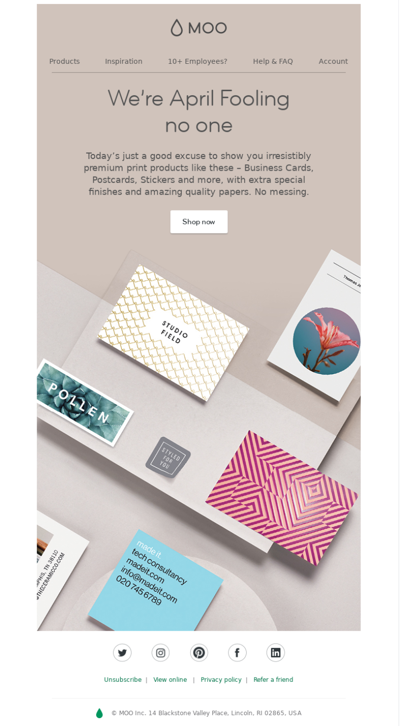 Moo's April Fools' Email