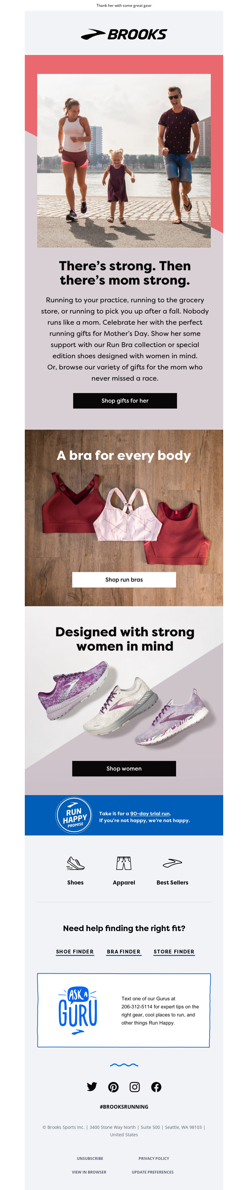 Brooke's Mother's Day Email