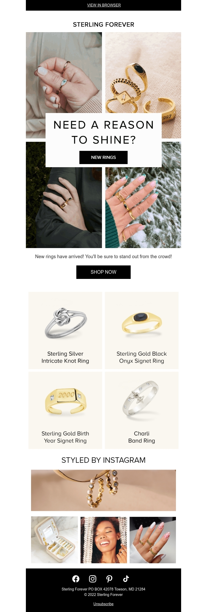 Multiple CTAs example