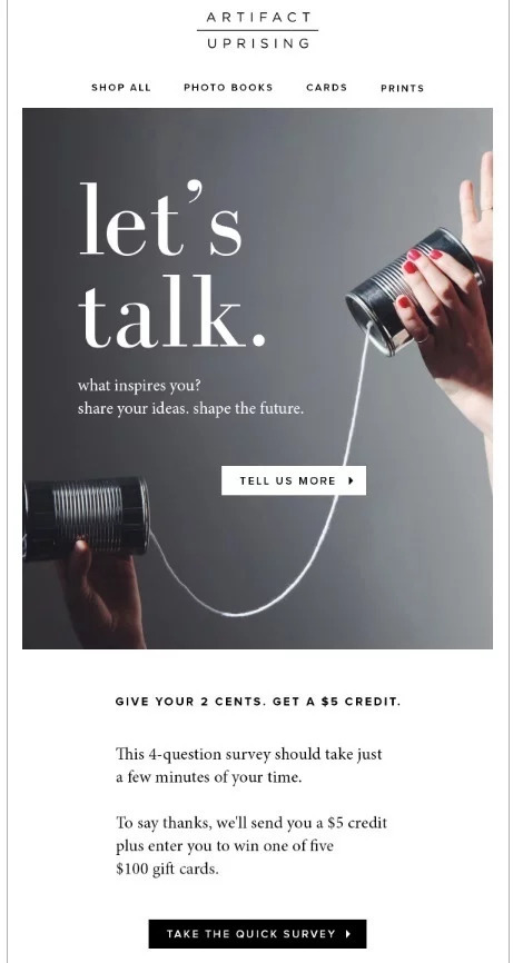 Typography survey data